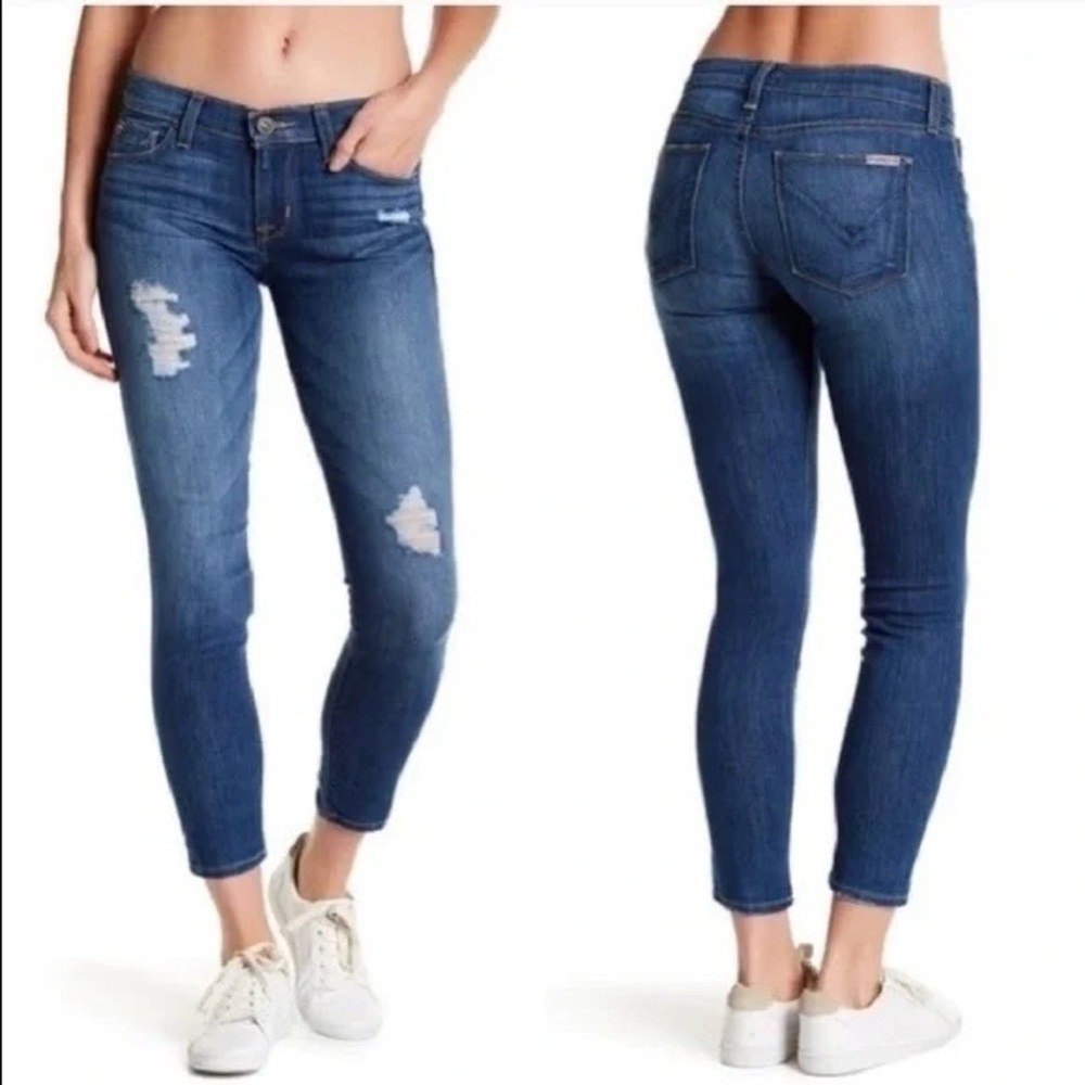 Hudson Jeans Women's Dark Blue Krista crop jeans